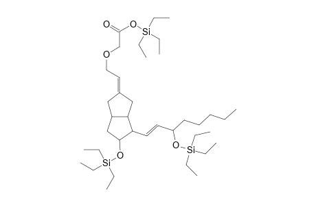 Triethylsilyl {2-[Hexahydro-5'-(triethylsilyloxy)-4'-(3"-(triethylsilyloxy)-1"-octenyl)-2(1H)-pentalenylidene}ethoxy-acetate