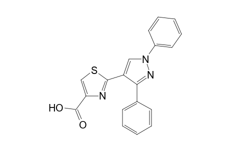 2-(1,3-diphenyl-4-pyrazolyl)-4-thiazolecarboxylic acid
