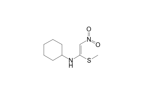 1-(Methylthio)-1-cyclohexylamino-2-nitroethylene