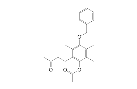 Acetic acid 4-Benzyloxy-2,3,5-trimethyl-6-(3-oxobutyl)phenyl Ester