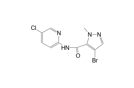 4-bromo-N-(5-chloro-2-pyridinyl)-1-methyl-1H-pyrazole-5-carboxamide