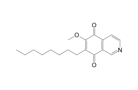 7-Octyl-6-methoxy-5,8-isoquinolinedione