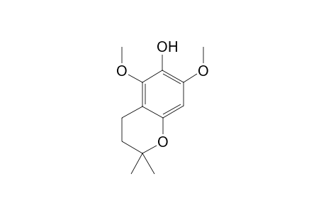 5,7-Dimethoxy-2,2-dimethyl-3,4-dihydro-2H-1-benzopyran-6-ol