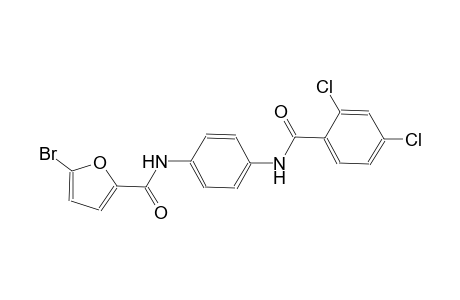 5-bromo-N-{4-[(2,4-dichlorobenzoyl)amino]phenyl}-2-furamide