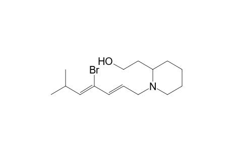 2-[1-[(2E,4Z)-4-bromanyl-6-methyl-hepta-2,4-dienyl]piperidin-2-yl]ethanol