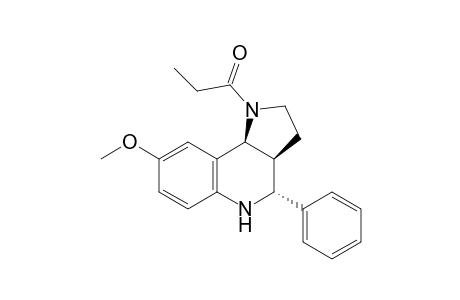1-((3aS,4R,9bS)-8-Methoxy-4-phenyl-2,3,3a,4,5,9b-hexahydro-pyrrolo[3,2-c]quinolin-1-yl)-propan-1-one