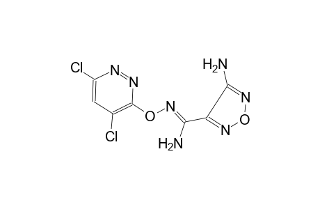 1,2,5-oxadiazole-3-carboximidamide, 4-amino-N'-[(4,6-dichloro-3-pyridazinyl)oxy]-