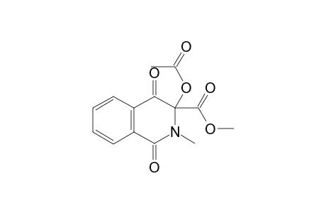 3-Acetoxy-2-methyl-1,4-dioxo-1,2,3,4-tetrahydroisoquinoline-3-carboxylic acid methyl ester