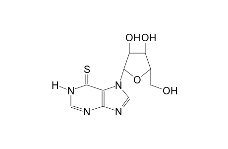 6H-PURINE-6-THIONE, 1,7-DIHYDRO-7-.BETA.-D-RIBOFURANOSYL-