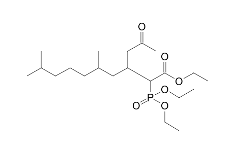 Diethyl [1-(ethoxycarbonyl)-2-(2-oxopropyl)-4,8-dimethylnonyl]phosphonate