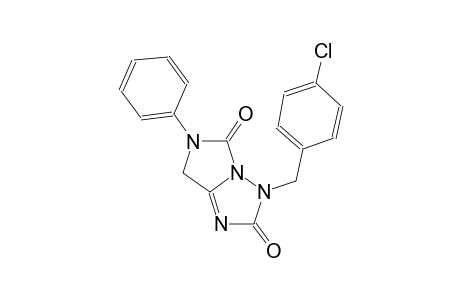 3H-imidazo[1,5-b][1,2,4]triazole-2,5-dione, 3-[(4-chlorophenyl)methyl]-6,7-dihydro-6-phenyl-