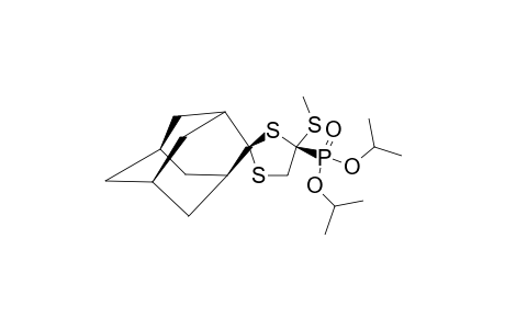 4-(METHYLSULFANYL)-SPIRO-[1,3-DITHIOLANE-2,2'-TRICYCLO-[3.3.1(1,5).1(3,7)]-DECANE]-4-PHOSPHONATE
