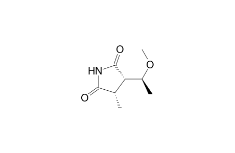 2,5-Pyrrolidinedione, 3-(1-methoxyethyl)-4-methyl-, [3.alpha.(S*),4.alpha.]-(.+-.)-