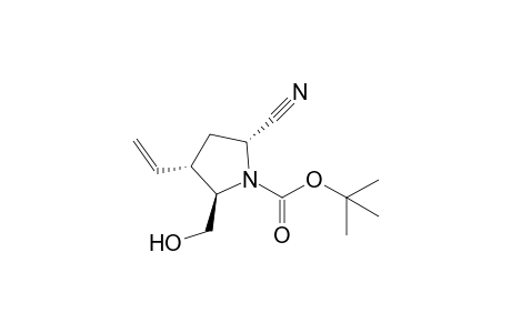 (2R,3S,5R)-N-tert-Butyloxycarbonyl-2-hydroxymethyl-5-cyano-3-vinylpyrrolidine