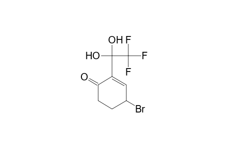 4-Bromo-2-(2,2,2-trifluoro-1,1-dihydroxyethyl)-cyclohex-2-enone