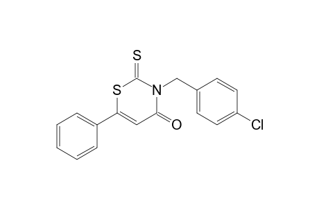 3-(4-Chlorobenzyl)-6-phenyl-2-thioxo-1,3-thiazin-4-one