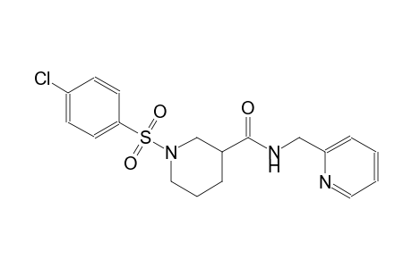3-piperidinecarboxamide, 1-[(4-chlorophenyl)sulfonyl]-N-(2-pyridinylmethyl)-