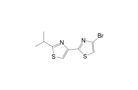 4-Bromanyl-2-(2-propan-2-yl-1,3-thiazol-4-yl)-1,3-thiazole