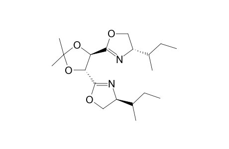 (-)-(4R,5R)-Bis[(S)-4-(1-methylpropyl)oxazilin-2-yl]-2,2-dimethyl-1,3-dioxolane