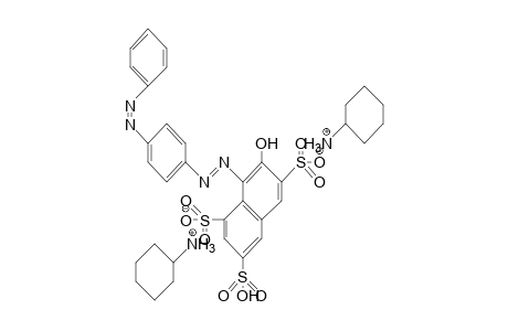 Dianilinium 7-hydroxy-8-({4-[phenyldiazenyl]phenyl}diazenyl)-3-sulfo-1,6-naphthalenedisulfonate