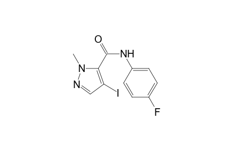 1H-Pyrazole-5-carboxamide, N-(4-fluorophenyl)-4-iodo-1-methyl-