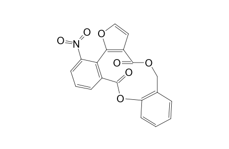 11-Nitro-3,8,17-trioxatetracyclo[16.4.0.0(5,9).0(10,15)]docosanhexadecaene-4,16-dione
