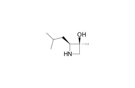 (2S,3S)-3-Methyl-2-(2-methylpropyl)-3-azetidinol