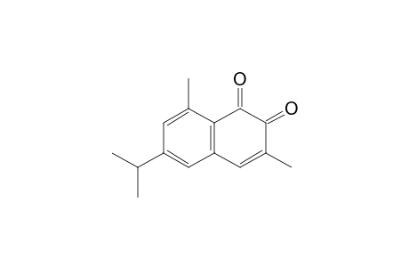 6-Isopropyl-3,8-dimethyl-1,2-naphthoquinone