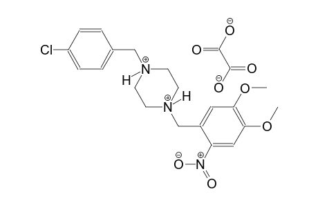 1-(4-chlorobenzyl)-4-(4,5-dimethoxy-2-nitrobenzyl)piperazinediium oxalate