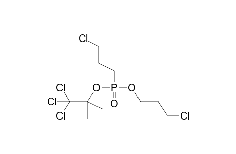 O-TERT-(2,2,2-TRICHLORO)BUTYL-O-(3-CHLOROPROPYL)(3-CHLOROPROPYL)PHOSPHONATE
