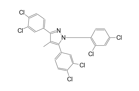 1-(2,4-dichlorophenyl)-3,5-bis(3,4-dichlorophenyl)-4-methyl-1H-pyrazole