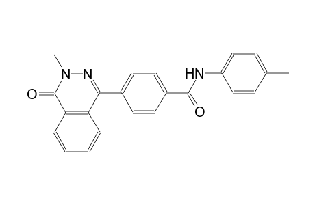 4-(3-methyl-4-oxo-3,4-dihydro-1-phthalazinyl)-N-(4-methylphenyl)benzamide