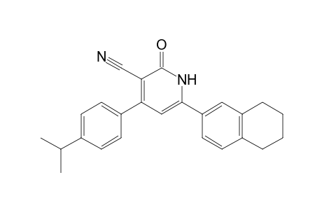 4-(4-Isopropyl-phenyl)-2-oxo-6-(5,6,7,8-tetrahydronaphthalen-2-yl)-1,2-dihydro-pyridine-3-carbonitrile