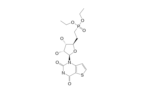 DIETHYL-[2-[(2R,3S,4R,5R)-5-(2,4-DIOXO-3,4-DIHYDROTHIENO-[3,2-D]-PYRIMIDIN-1(2H)-YL)-3,4-DIHYDROXY-TETRAHYDROFURAN-2-YL]-ETHYL]-PHOSPHONATE