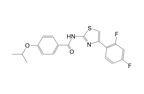N-[4-(2,4-difluorophenyl)-1,3-thiazol-2-yl]-4-isopropoxybenzamide