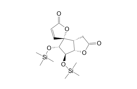 (3aR,4R,5S,6R,6aS)-5,6-Bis(trimethylsilyloxy)-3a,5,6,6a-tetrahydrospiro[cyclopenta[b]furo-4(5H),2'(5H)-furan]-2(3H),5'-dione