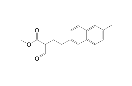 Methyl 2-formyl-4-(6-methyl-2-naphthyl)butanoate
