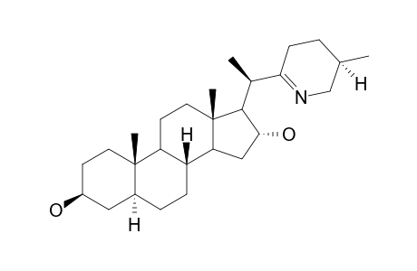 20-ISOSOLAFLORIDINE;(20R,25R)-22,26-EPIMINOCHOLESTA-22(N)-ENE-3-BETA,16-ALPHA-DIOL