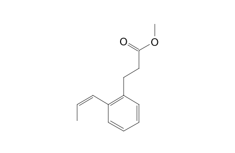 Methyl 3-{2-[(1Z)-propen-1-yl]phenyl}propanoate