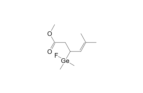 Methyl 3-(fluorodimethylgermyl)-5-methyl-4-hexenoate