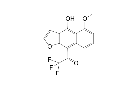 2,2,2-trifluoro-1-(4-hydroxy-5-methoxy-9-benzo[f]benzofuranyl)ethanone