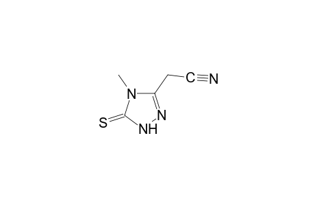 4-methyl-5-thioxo-delta^2-1,2,4-triazoline-3-acetonitrile