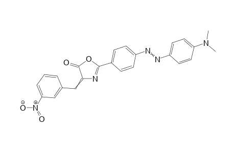 2-(4-{2-[4-(Dimethylamino)phenyl]-1-diazenyl}phenyl)-4-[1-(3-nitrophenyl)methylidene]-5(4H)-oxazolone
