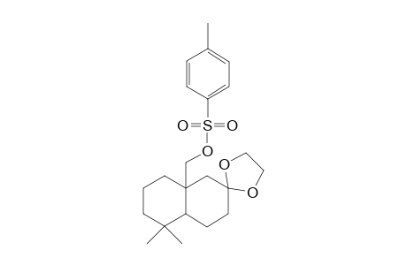 trans-5,5-Dimethyl-2,2-ethylenedioxy-8a-(tosyloxymethyl)decahydronaphthalene