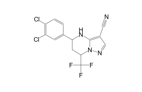 5-(3,4-dichlorophenyl)-7-(trifluoromethyl)-4,5,6,7-tetrahydropyrazolo[1,5-a]pyrimidine-3-carbonitrile