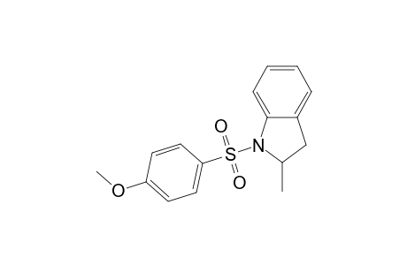 1-[(4-methoxyphenyl)sulfonyl]-2-methylindoline