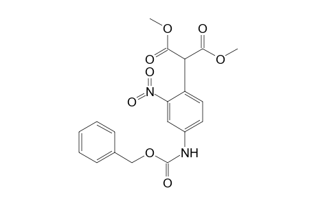 2-[2-nitro-4-(phenylmethoxycarbonylamino)phenyl]propanedioic acid dimethyl ester