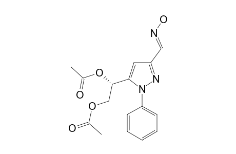5-[(1S)-1,2-DIACETOXYETHYL]-1-PHENYLPYRAZOLE-3-CARBOXALDEHYDE-OXIME