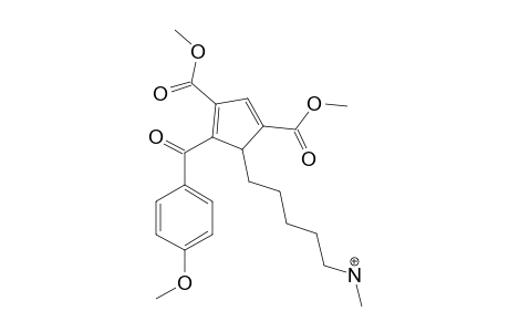 5-[5-(4-METHOXYBENZOYL)-2,4-DI-(METHOXYCARBONYL)-CYCLOPENTADIENIDE]-PENTYL-(METHYL)-AMMONIUM