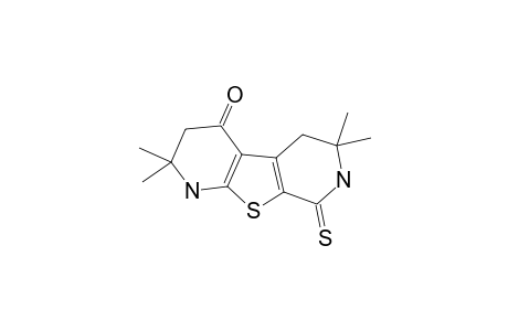 2,3,5,6,7,8-HEXAHYDRO-2,2,6,6-TETRAMETHYL-8-THIOXOTHIENO-[2,3-B:5,4-C']-DIPYRIDIN-4-(1H)-ONE